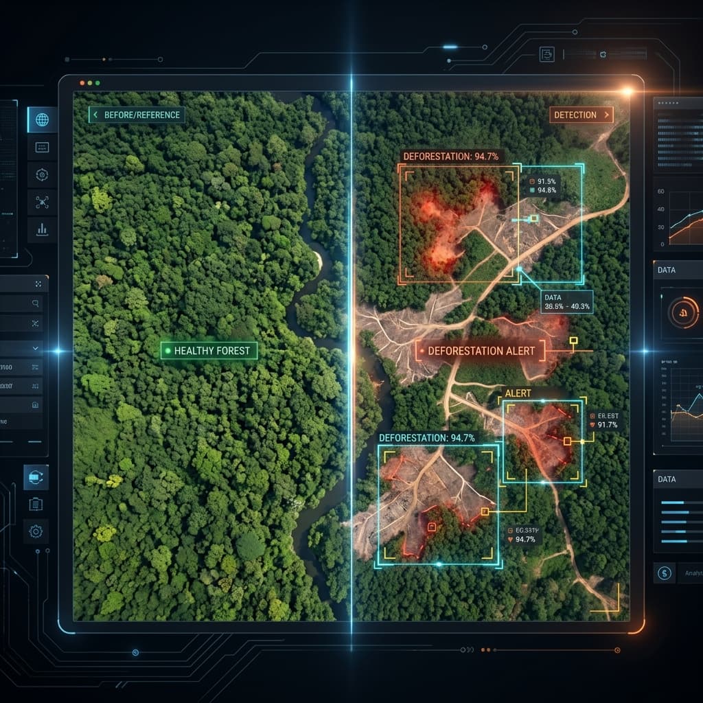 Cross-Domain Deforestation Detection